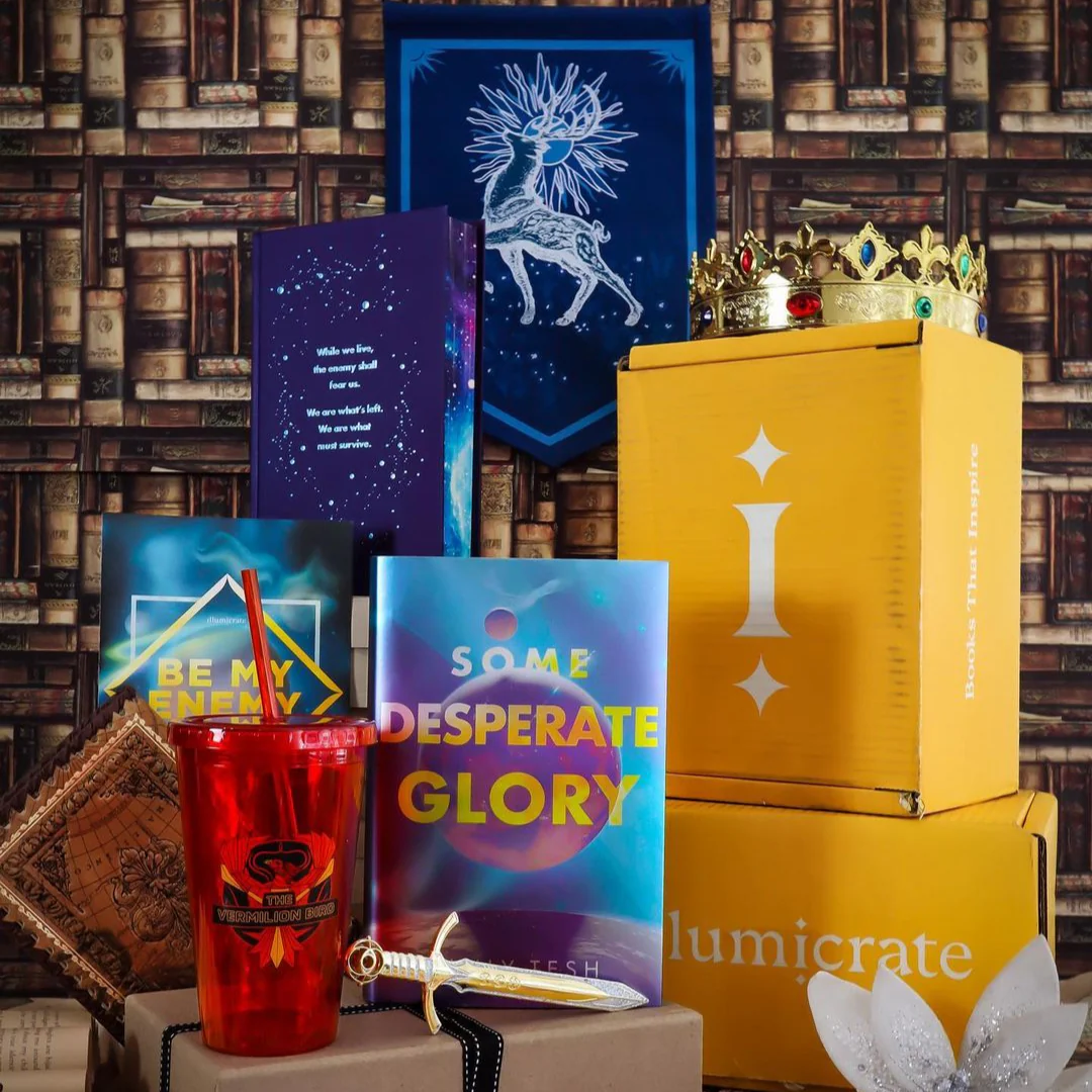 Some Desperate Glory by Emily Tesh (Illumicrate 'Be My Enemy' Exclusive)