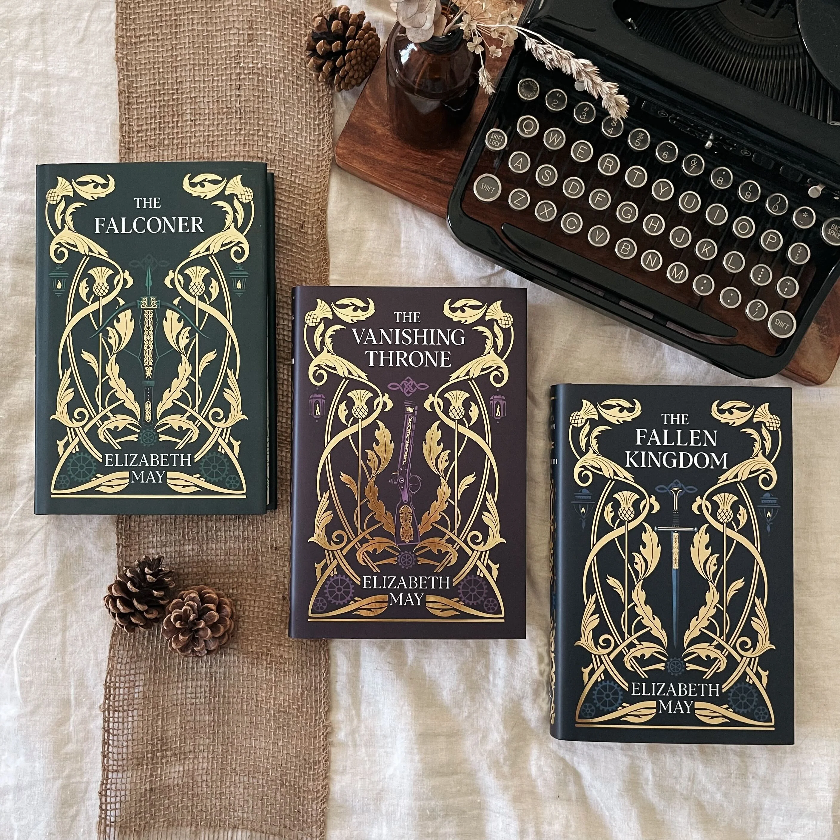 The Falconer trilogy by Elizabeth May (Illumicrate Exclusive)